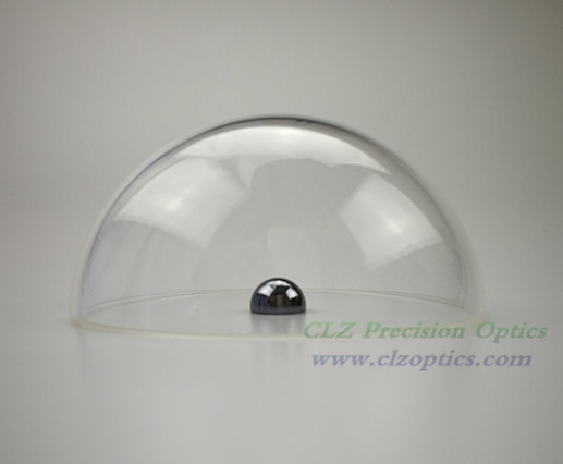 Dome window, 84.88mm diameter, 5mm thick, 42.5mm height, N-BK7 or equivalent type Optical dome